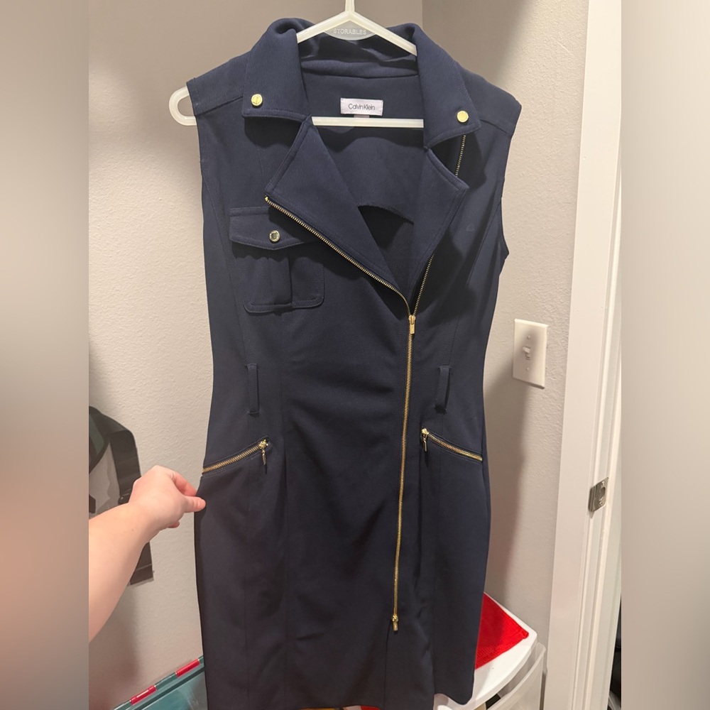 Calvin Klein Deep Blue Dress